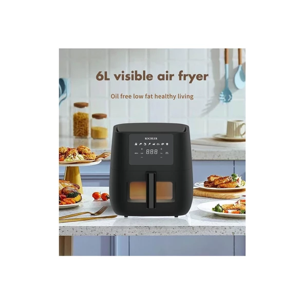 Kochler Airfryer 6 lt Yağsız Fritöz - 3