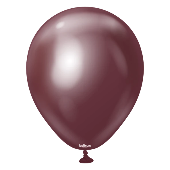 6 inç Krom Bordo Lateks Balon 10 Adet