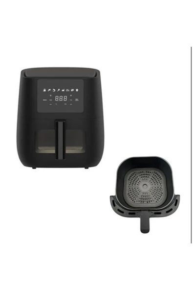 Mİ LİNE 6 lt Airfryer Dijital Dokunmatik Ekran Fritöz - 2