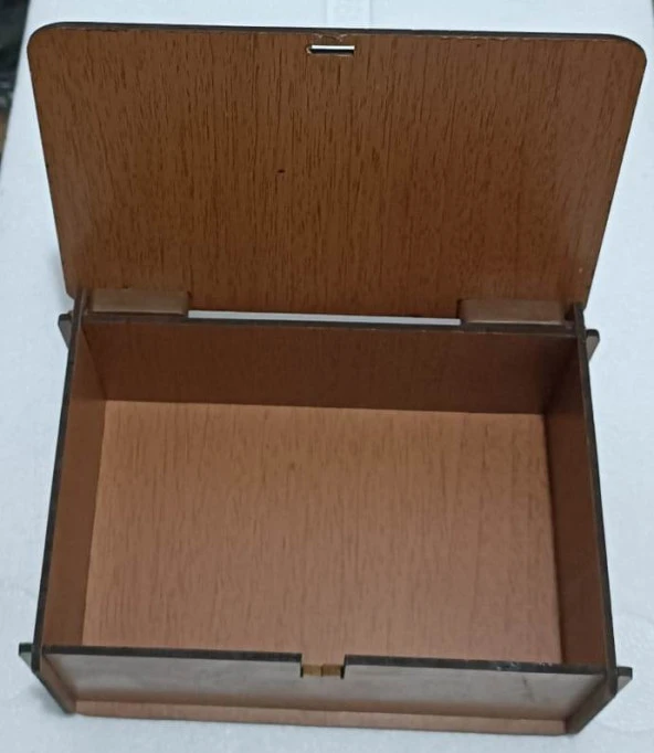 Seni Seviyorum Ahşap Hediye Kutusu Sevgiliye Hediye - Resim 2