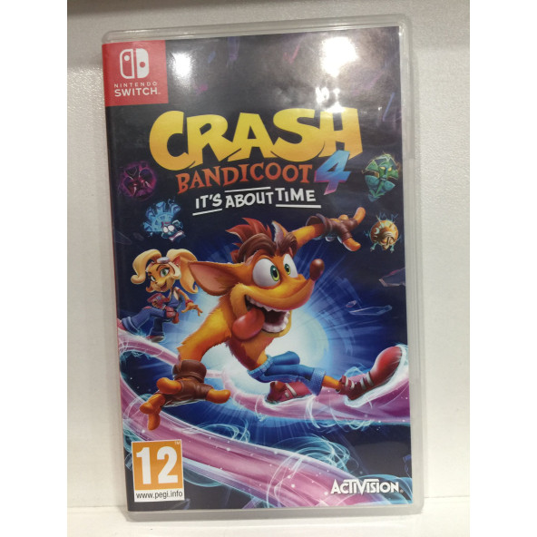 Crash Bandicoot 4 It's About Time Switch Oyun