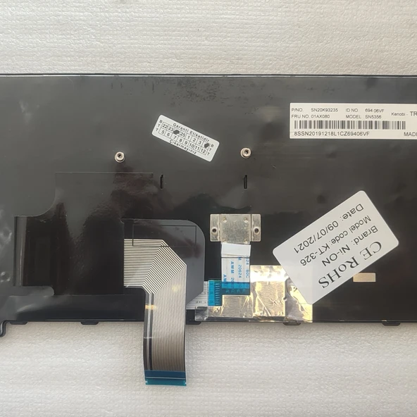 LENOVO ThinkPad E470 E475 US SN5356 KLAVYE