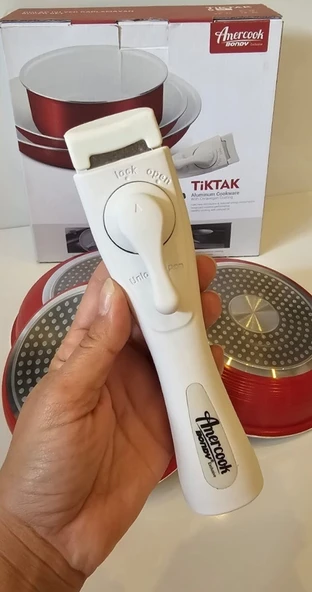 Bondy Amercook 4 Parça Tava Seti - Kırmızı - 4
