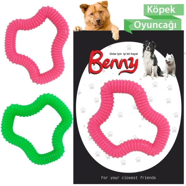 Benny Köpek Oyuncağı Sert 11 x 10 cm Pembe