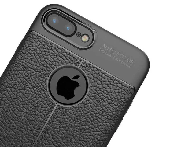 Apple iPhone 8 Plus Kılıf Deri Tarzı Niss Silikon Case - 2