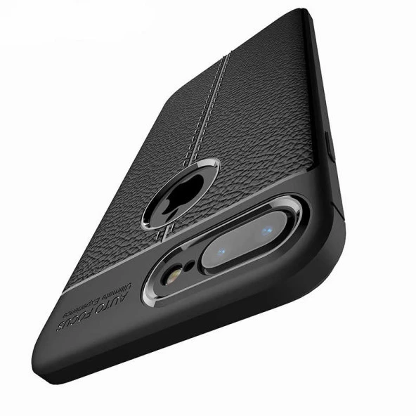 Apple iPhone 8 Plus Kılıf Deri Tarzı Niss Silikon Case - 8