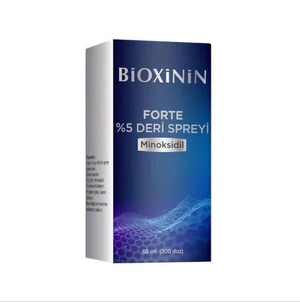 Bioxinin Forte %5 60 ml Deri Saç Spreyi