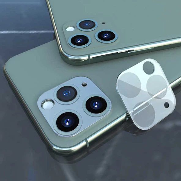 Apple iPhone 11 Pro 3D Full Kamera Koruyucu