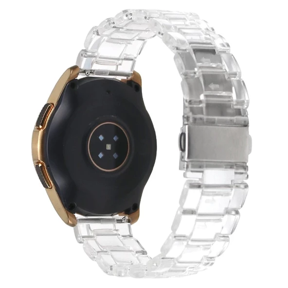 Xiaomi Mi Watch Color 1 / 2 Kordon 22mm Şeffaf Baklalı Kordon - 4
