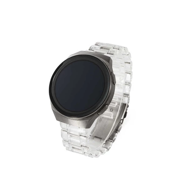 Xiaomi Mi Watch Color 1 / 2 Kordon 22mm Şeffaf Baklalı Kordon - 11