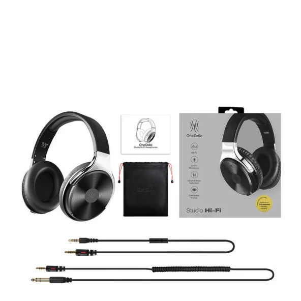 Kulaküstü Kablolu Kulaklık Oneodio Studio Hi-Fi 3.5mm Kulaklık - 6