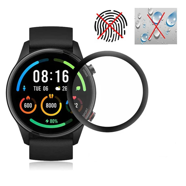 Xiaomi Mi Watch Full Ekran Nano Saat Koruyucu - Resim 5