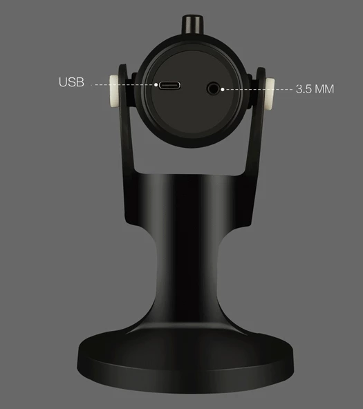 Profesyonel Stüdyo Mikrofon Kayıt Condenser Masaüstü Canlı Yayın Mikrofonu - 11