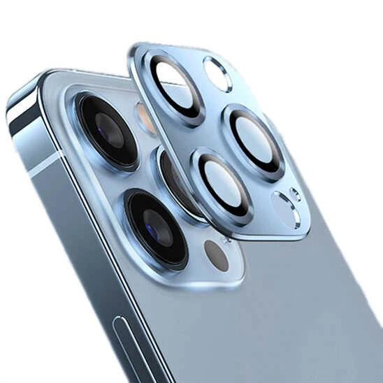 Apple iPhone 13 Pro Kamera Lens Koruyucu Çerçeveli Koruyucu CL-03