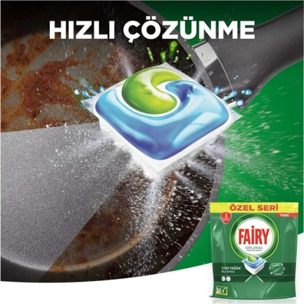 Fairy Hepsi Bir Arada 90 Yıkama Bulaşık Makinesi Deterjanı Tableti / Kapsülü Orijinal Özel Seri - 5