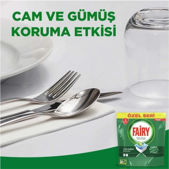 Fairy Hepsi Bir Arada 90 Yıkama Bulaşık Makinesi Deterjanı Tableti / Kapsülü Orijinal Özel Seri - 6