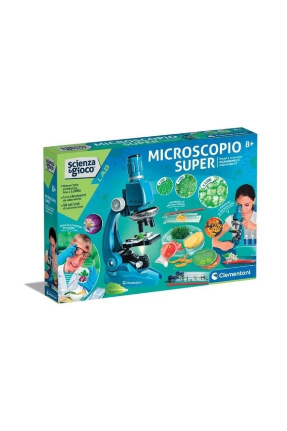 Clementoni Bilim ve Oyun Süper Mikroskop 64473