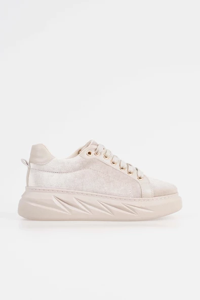 Kadın Kalın Tabanlı Rahat Günlük Sneaker Ayakkabı - 2