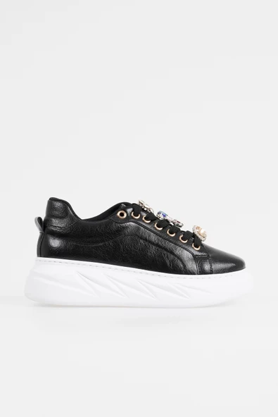 Kadın Kalın Tabanlı Rahat Günlük Sneaker Ayakkabı - 8