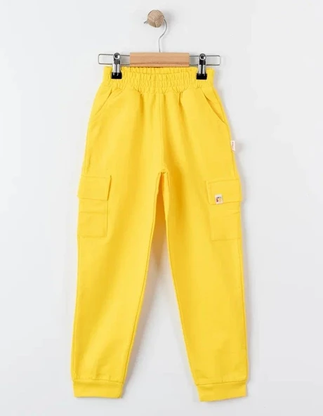 uğurböceğiçocuk Tiffany Oversize Eşofman Theme Çocuk Kargo Cepli Eşofman Altı 27118 - 3