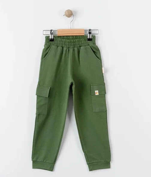 uğurböceğiçocuk Tiffany Oversize Eşofman Theme Çocuk Kargo Cepli Eşofman Altı 27118 - 8