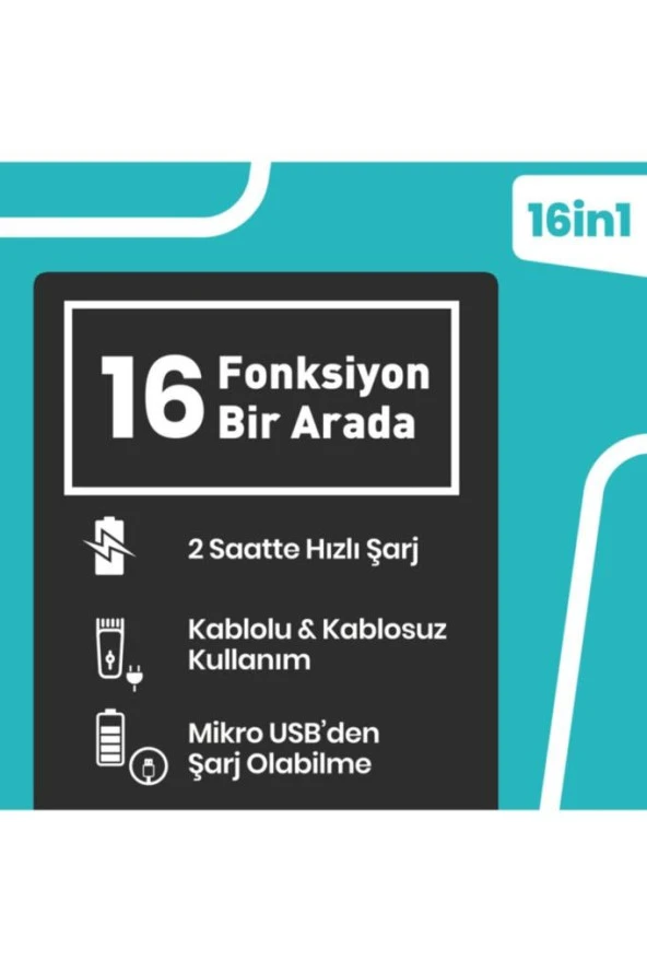 Goldmaster Live Gm-9115 Erkek Bakım Seti - 4