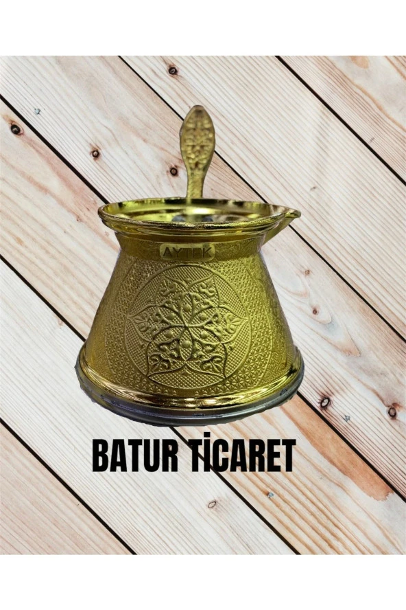 Indüksiyon Ocak Uyumlu Ağır El Işlemeli Cezve