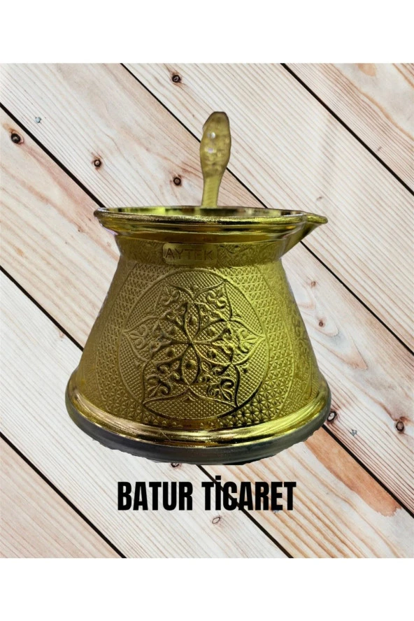 Indüksiyon Ocak Uyumlu Ağır El Işlemeli Cezve