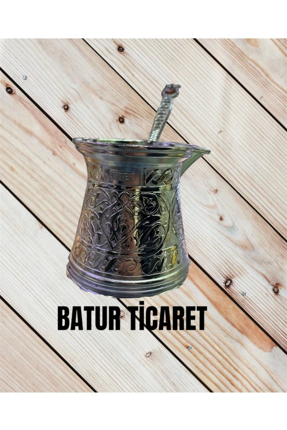 Indüksiyon Ocak Uyumlu Ağır El Işlemeli Cezve