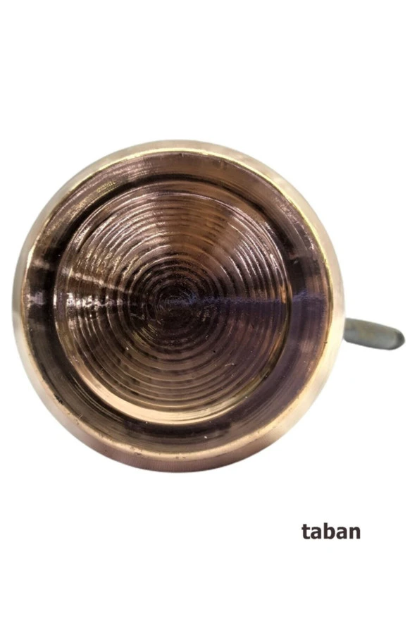 Bakır Cezve Özel Erzincan El Işlemeli 3 Kişilik Beyaz - Resim 4