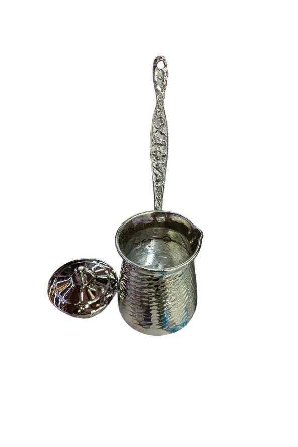 Bakır El Dövmesi 1 Milim Kalınlığında Cezve - Resim 3