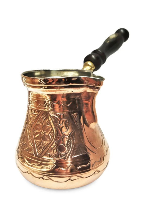 2'li Takım Ağır Bakır Cezve - 3