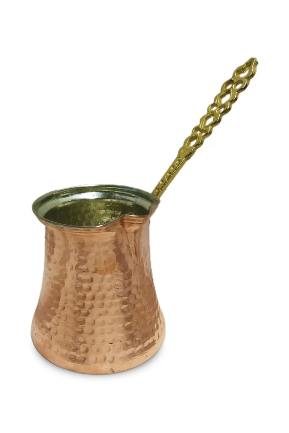 3'lü Takım Bakır Cezve - Resim 4