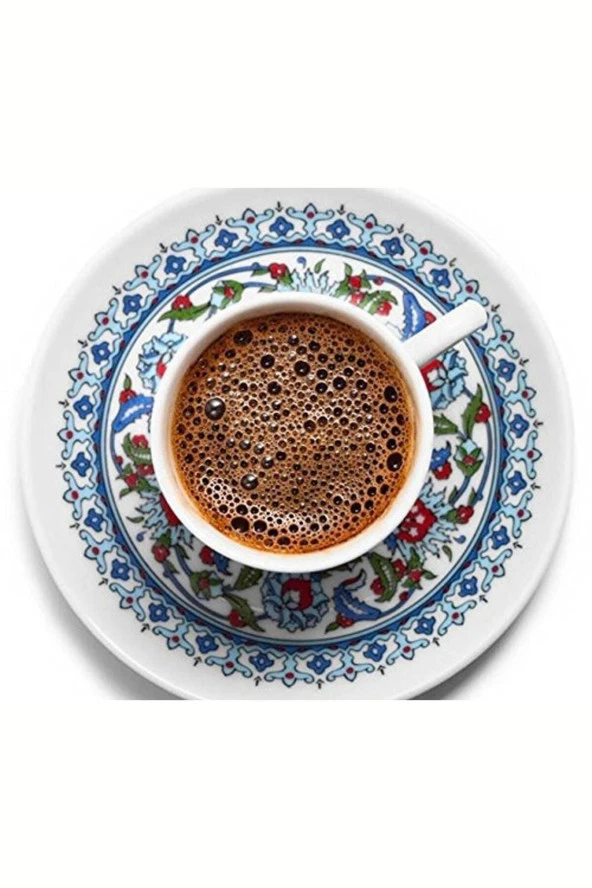 6'lı Topkapı Fincan Takımı Nakışlı Kütahya - Resim 3