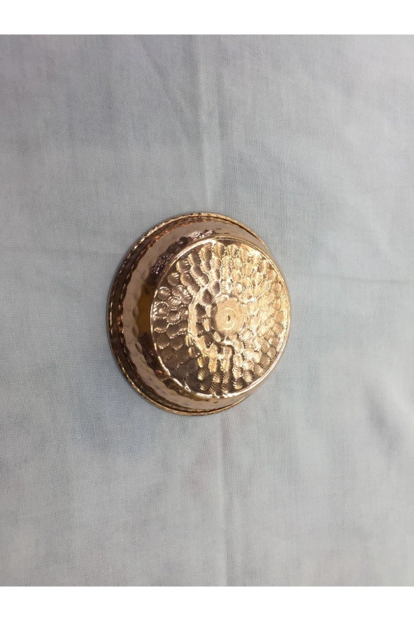 Mini Kahvaltılık Çerezlik Bakır Servis Tabağı - Resim 2