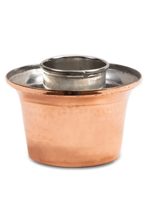 El Yapımı Dövme Bakır Kırmızı Ehlikeyf - Resim 2