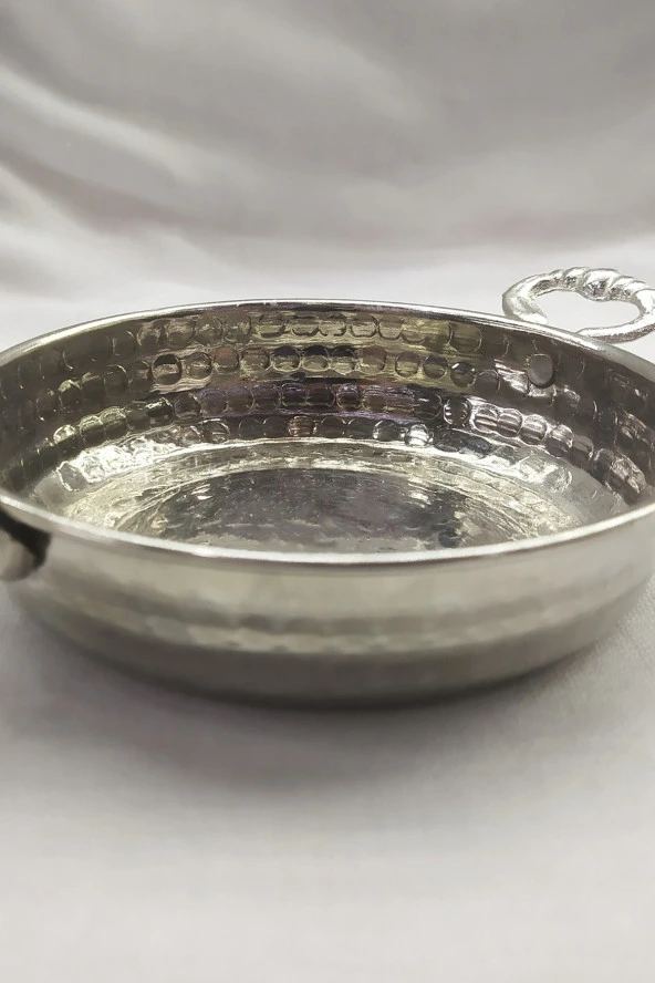 Kahvaltılık Mini Dövme Bakır Sahan Tek Yumurtalık - 3