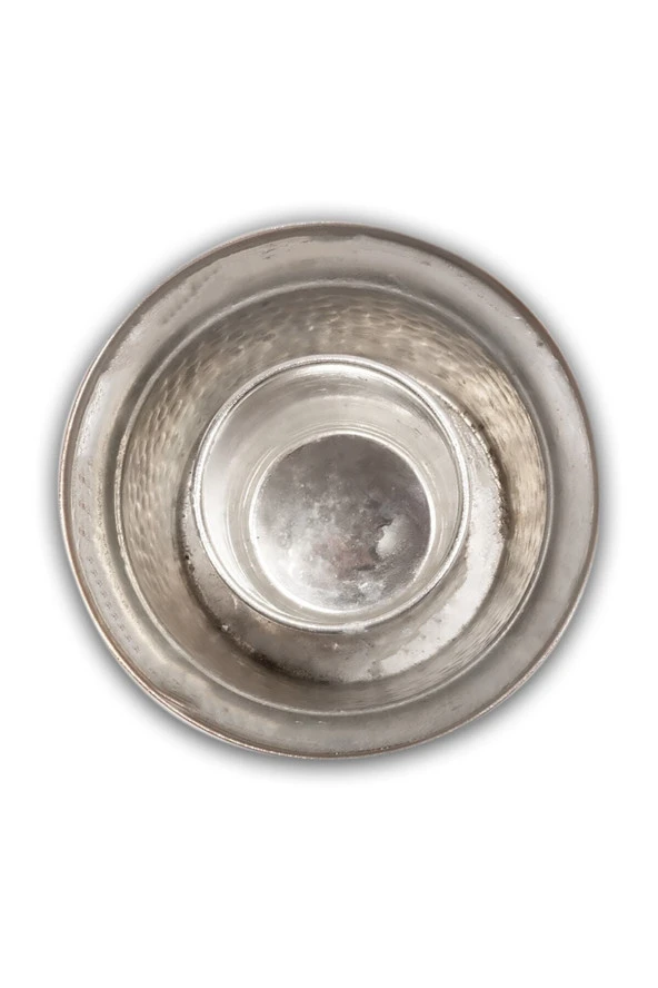 El Yapımı Dövme Bakır Kırmızı Ehlikeyf - Resim 3