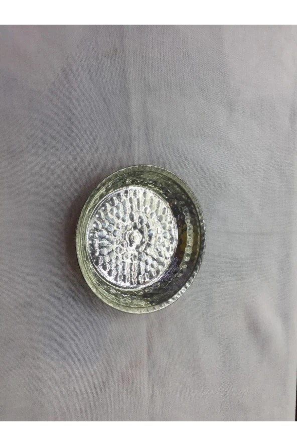 Mini Kahvaltılık Çerezlik Bakır Servis Tabağı - Resim 3