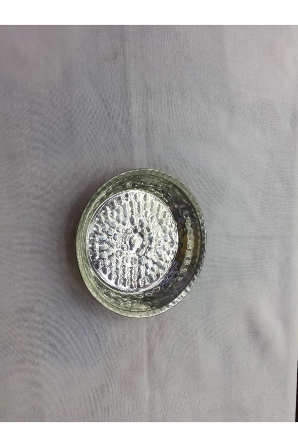 Mini Kahvaltılık Çerezlik Bakır Servis Tabağı - Resim 4