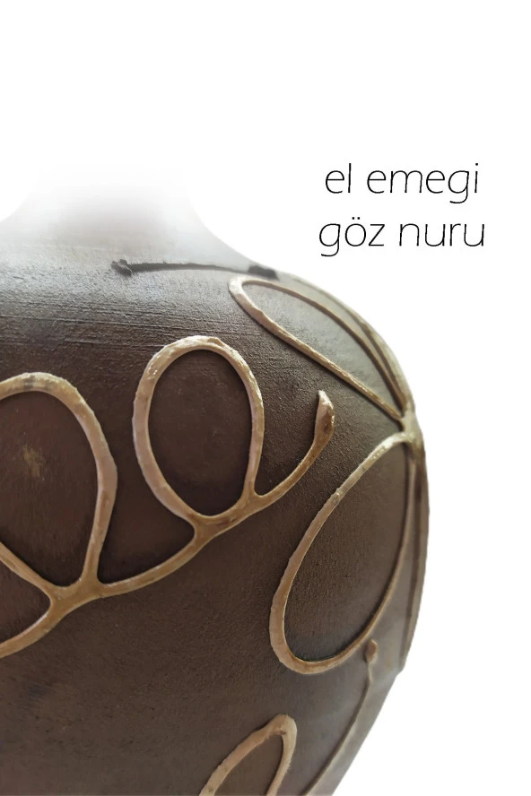 Eskişehir Yöresel El Yapımı Dekoratif Toprak Kumbara Orta Boy - 2