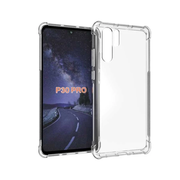 Huawei P30 Pro Kılıf Şeffaf Nitro Anti Shock Kapak