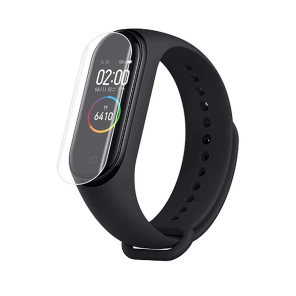 Xiaomi Mi Band 3 4 Full Ekran Nano Saat Koruyucu Narr TPU - 9