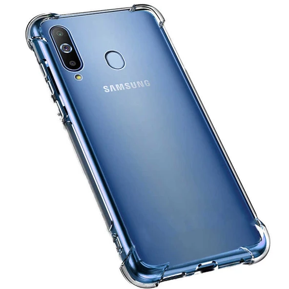 Samsung Galaxy A20S Kılıf Şeffaf Nitro Anti Shock Kapak