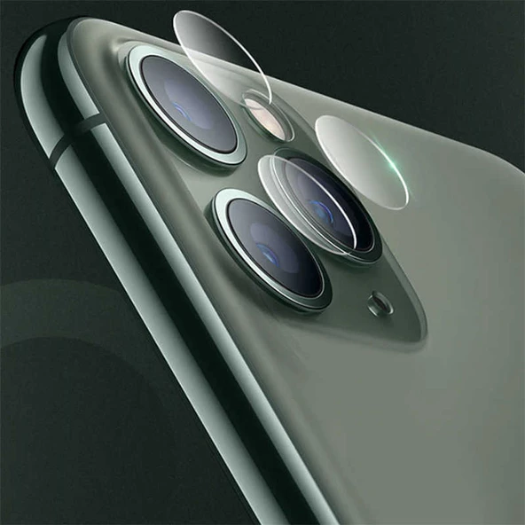 Apple iPhone 11 Pro Max Nano Kamera Lens Koruma Camı