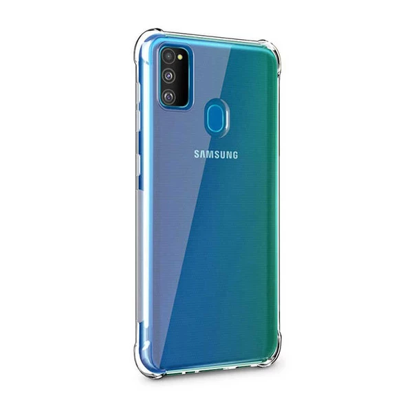 Samsung Galaxy M30S Kılıf Şeffaf Nitro Anti Shock Kapak