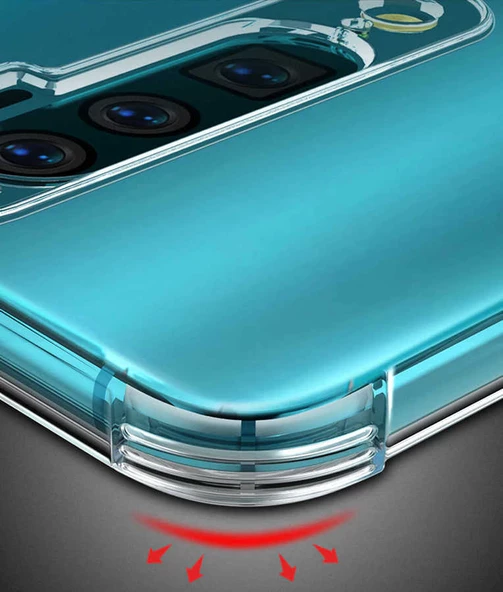 Oppo A9 2020 Kılıf Şeffaf Nitro Anti Shock Kapak - 9