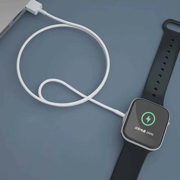 Apple Watch Akıllı Saat Usb Şarj Kablosu Wireless - 3