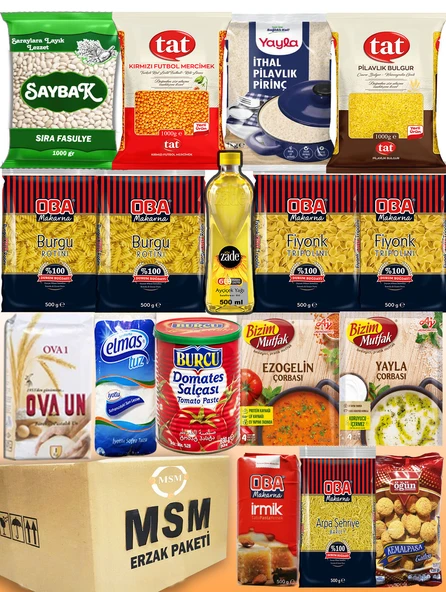 Erzak Paketi Kumanya Kolisi 9 Parça No 20 ürün görseli 1