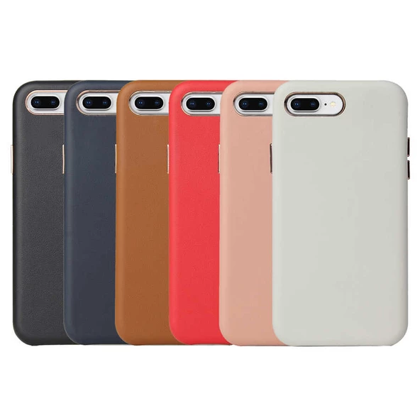 Apple iPhone 8 Plus Kılıf Orijinal Deri Lansman Kapak - 2